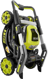RYOBI 21 in. 40-Volt Brushless Lithium‑Ion Cordless SMART TREK Self‑Propelled Walk‑Behind Mower with 6.0Ah Battery and Charger