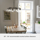 Hunter Saddle Creek 6-Light Satin Bronze Transitional Led Chandelier