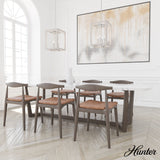 Hunter Squire Manor 4-Light Chrome Modern/Contemporary Square LED Medium Hanging Kitchen Island Light