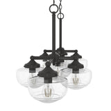 Hunter Saddle Creek 7-Light Satin Bronze Transitional Led Chandelier