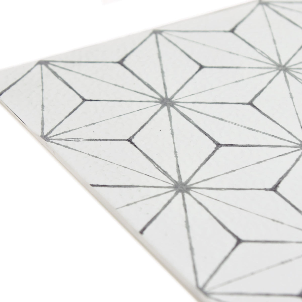 FloorPops Kikko 20-Piece 12-in x 12-in White Peel-and-Stick Vinyl Floor Tile (20-sq ft)