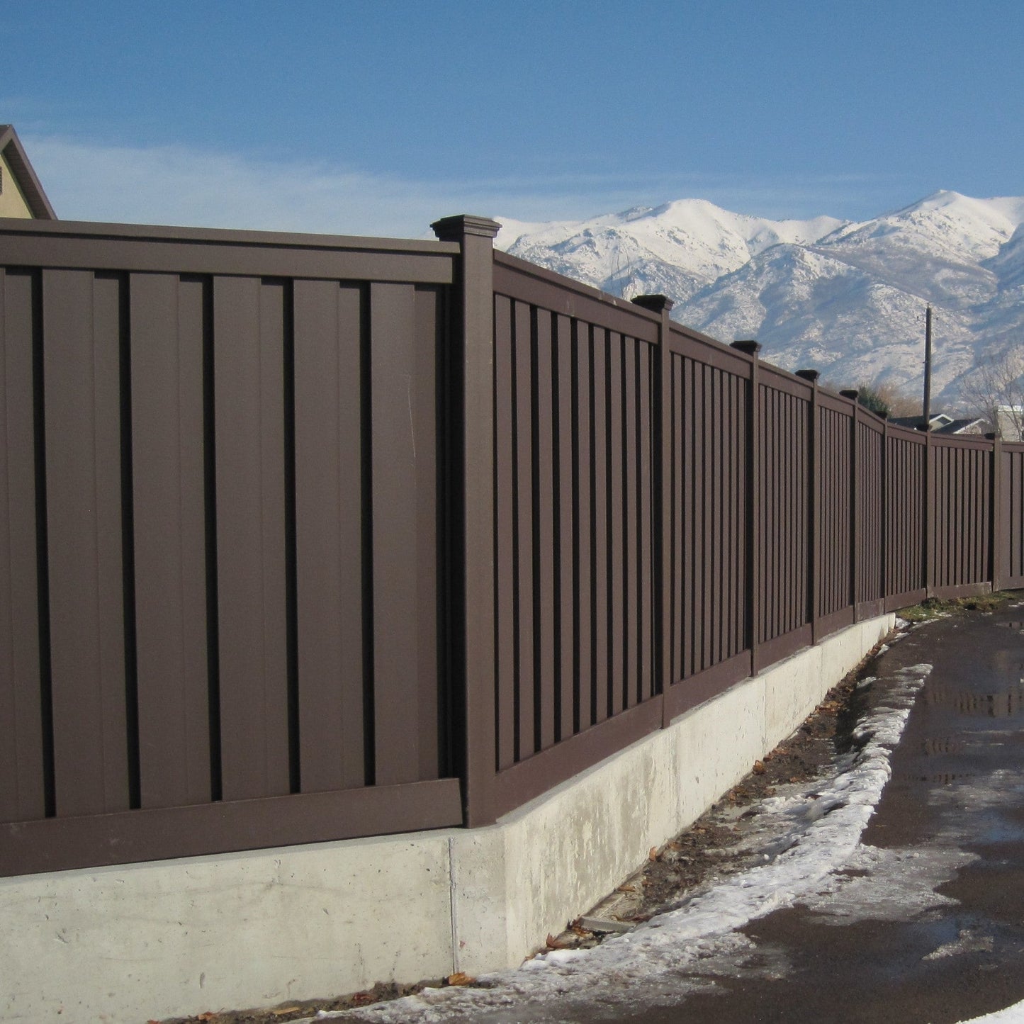 Trex Fencing 0.27-ft H x 0.17-ft W 4-Pack Black Privacy Composite Fence Panel