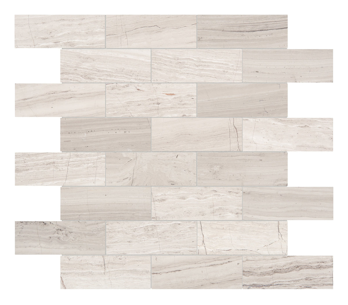 Satori Mystery 12-in x 12-in Polished Natural Stone Marble Look Mosaic Floor and Wall Tile (0.97-sq. ft/ Piece)
