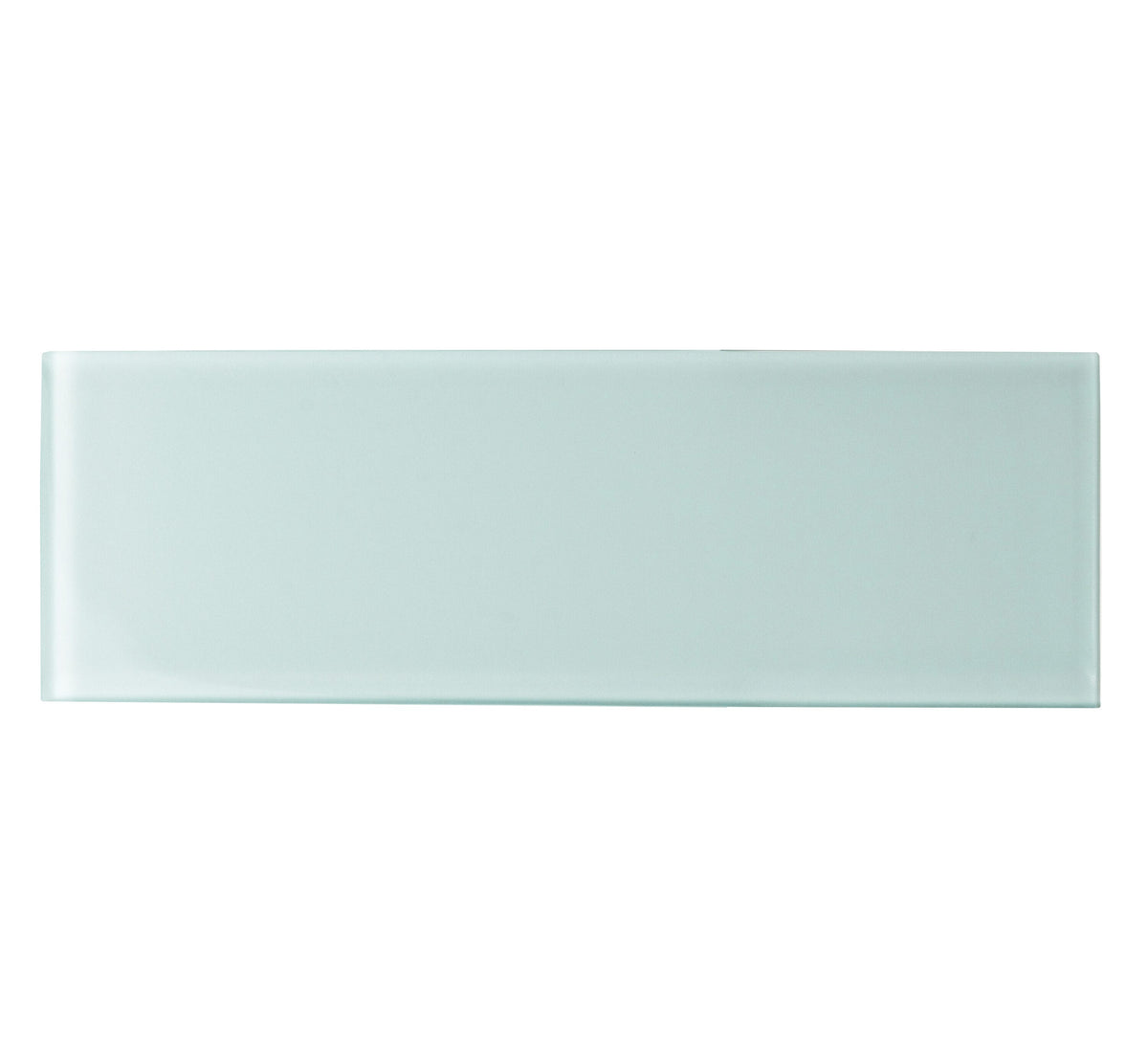 Giorbello (Sample) Glass Subway Baby Blue 3-in x 9-in Glossy Glass Tile
