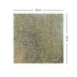 From Plain to Beautiful in Hours 2-ft x 2-ft Pounded Gold Nugget Steel Drop Ceiling Tile (6-Pack, 24-sq ft / Case)
