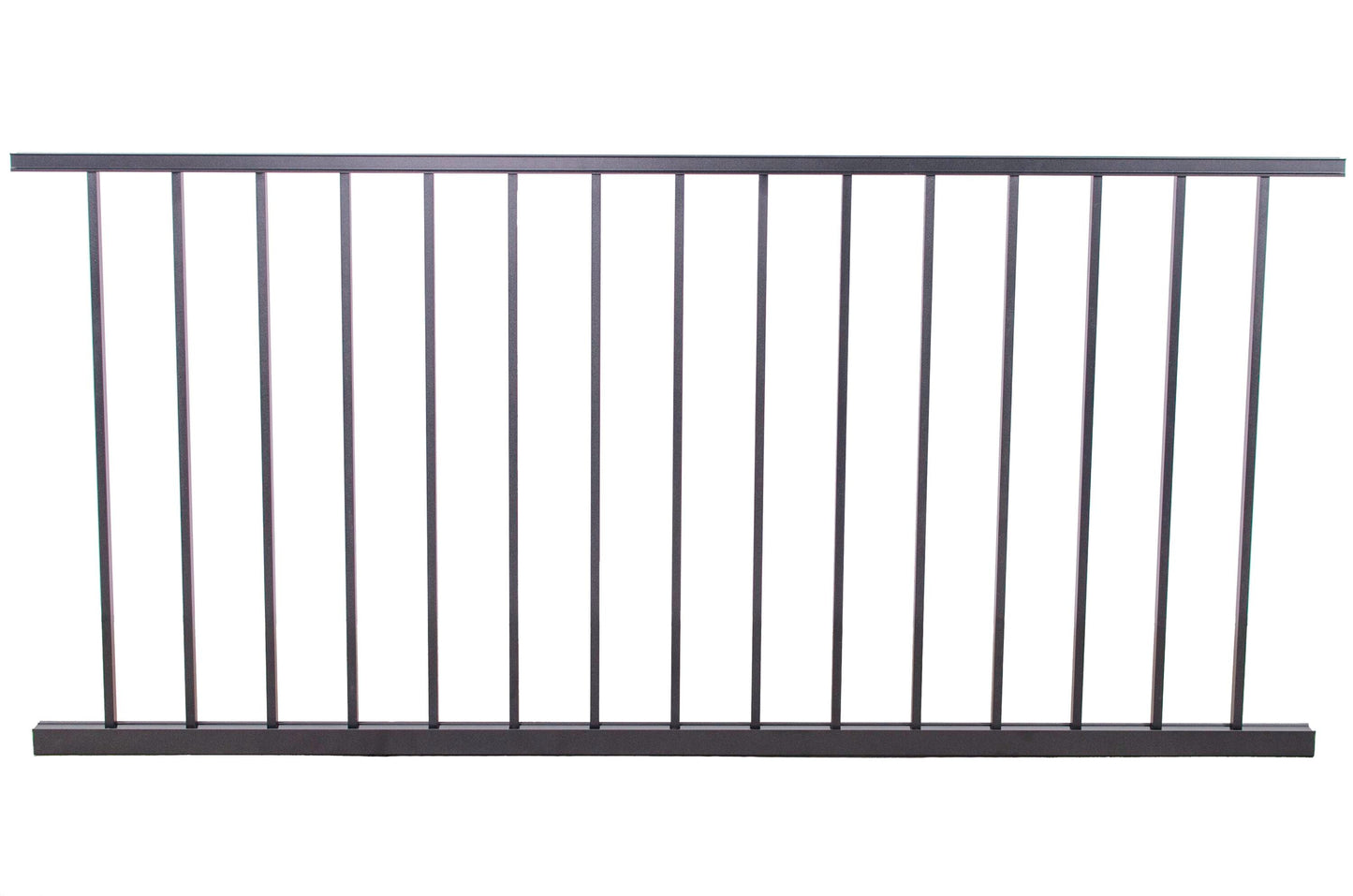 Harmony Railing 6-ft x 34-in Black Aluminum Deck Rail Kit