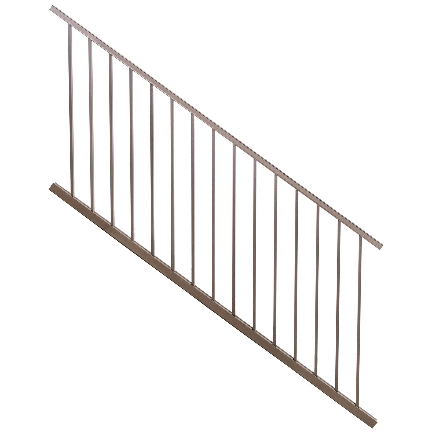 Harmony Railing 6-ft x 34-in Bronze Aluminum Deck Stair Rail Kit