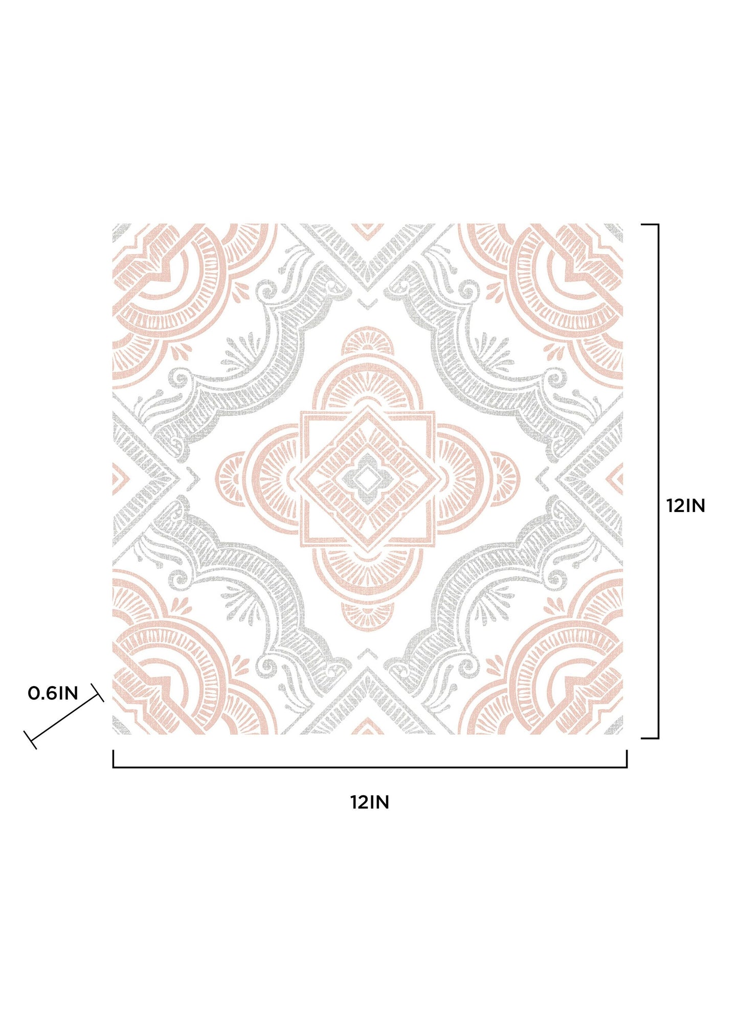FloorPops White 12-in x 12-in Water Resistant Peel and Stick Vinyl Tile Flooring (20-sq ft)