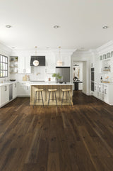 STAINMASTER Sample Highland Walnut Water Resistant Wood Look Interlocking Luxury Vinyl Plank, 12-mil Wear Layer, 7.08-in W