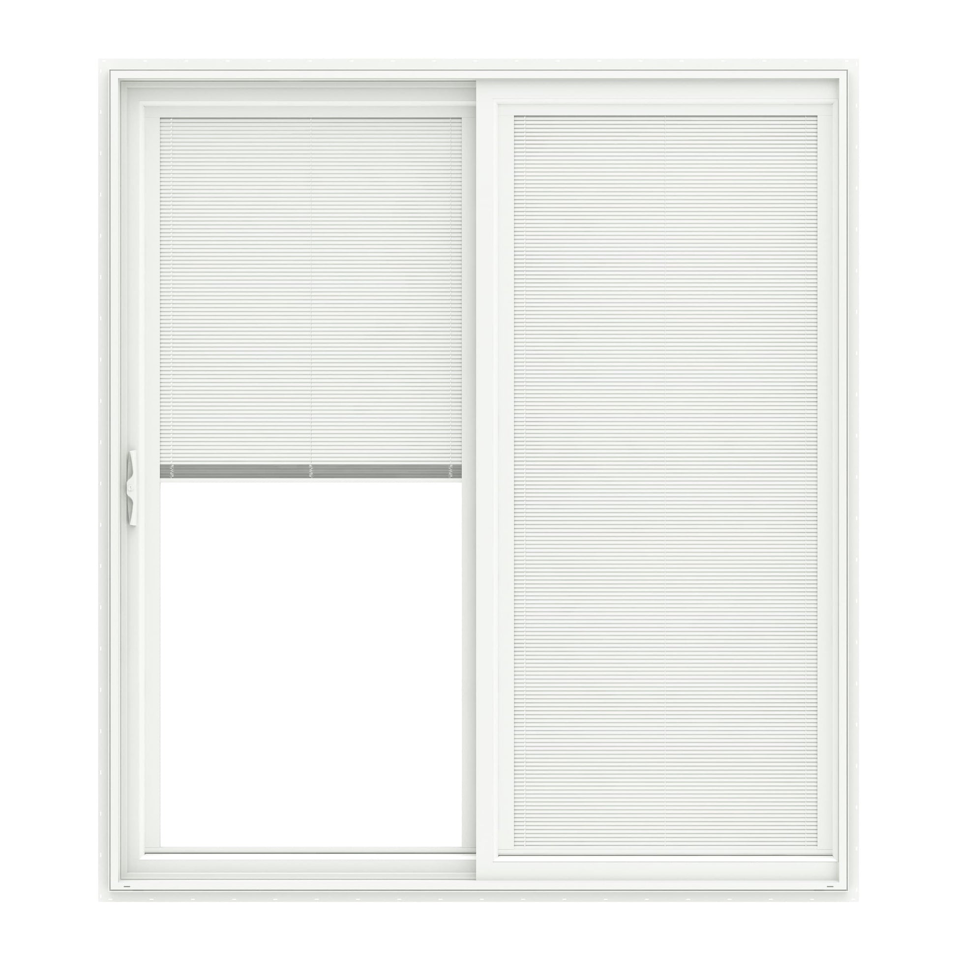 Pella 60-in x 80-in Vinyl Sliding, Left-hand sliding – primary product view
