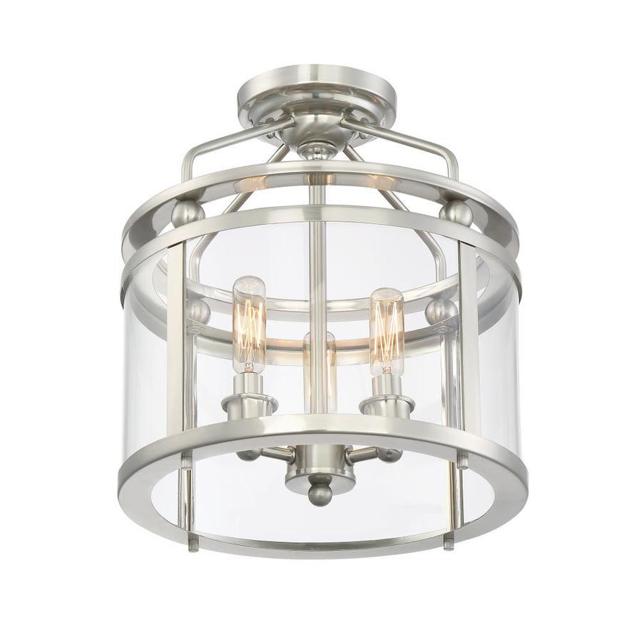 Quoizel Norfolk 11.87-in Oil Rubbed Bronze Transitional Semi-flush Mount Light - Super Arbor