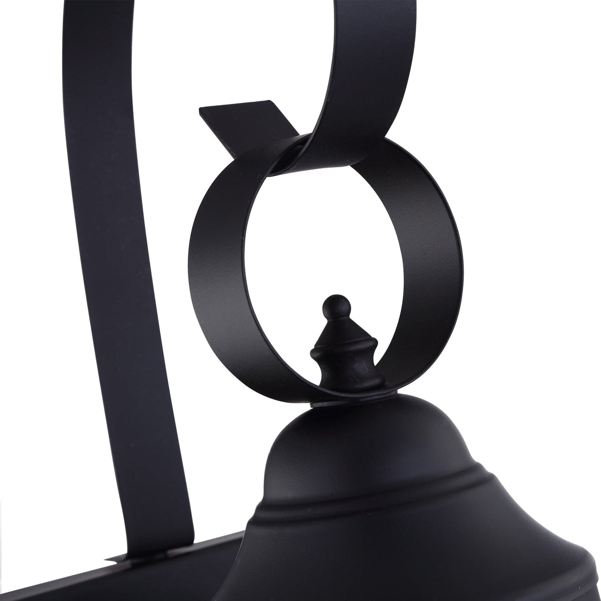 Portfolio Trevett 14-in H Matte Black Outdoor Wall Lantern, Seeded Glass, Medium Base E26