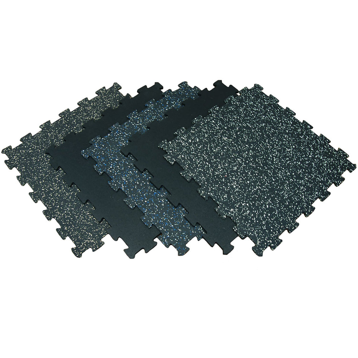 Goodyear Rubber Flooring 20-in W x 20-in L x 0.24-in T Interlocking Rubber Gym Floor Tile (11.11-sq ft) (4-Pack)