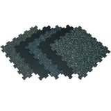 Goodyear Rubber Flooring 20-in W x 20-in L x 0.24-in T Interlocking Rubber Gym Floor Tile (11.11-sq ft) (4-Pack)
