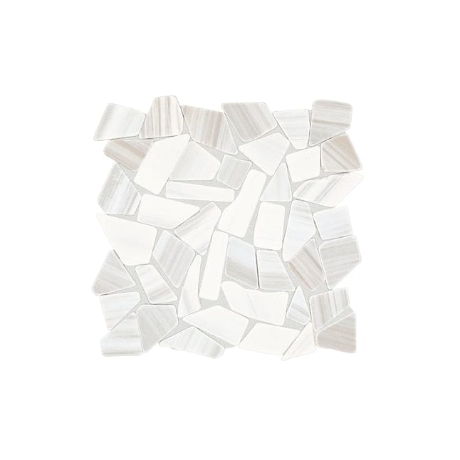 American Olean Genuine Stone Calacatta Shore 12-in x 12-in Tumbled Natural Stone Marble Pebble Floor and Wall Tile (0.969-sq. ft/ Piece)