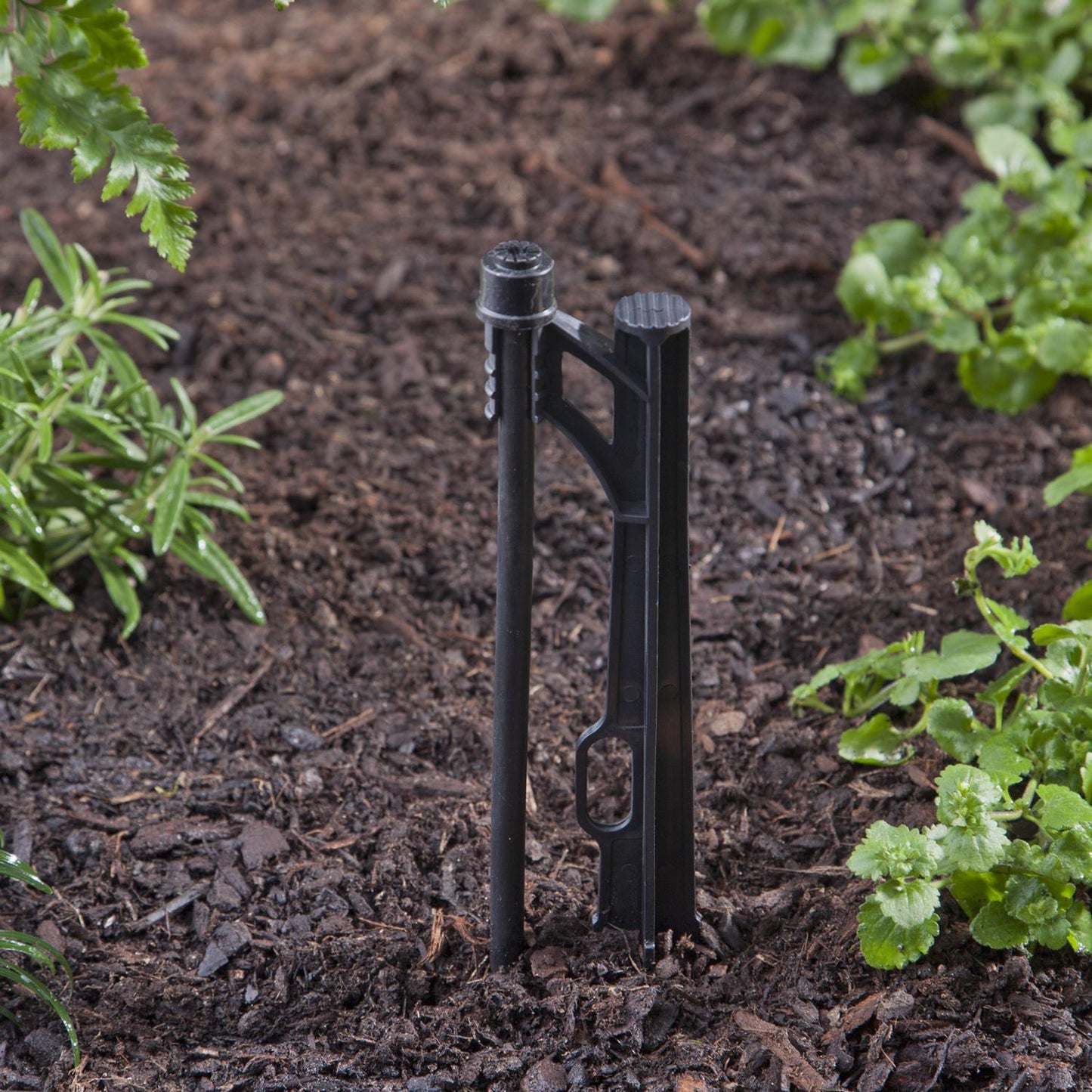 Raindrip 13 in. Sprinkler Stake with Adjustable Riser for 1/4 in. Tubing, 1-Pack