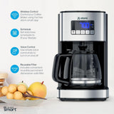 WiFi Smart Coffee Maker, 12 Cup - Super Arbor