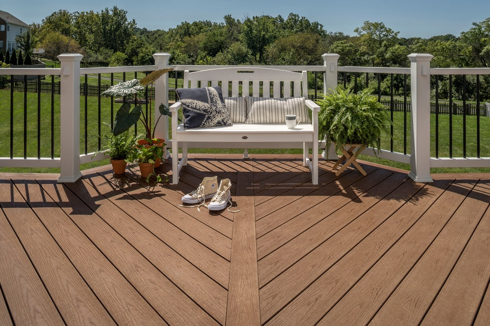 Trex 4-in x 4-in Enhance Classic White Composite Deck Post Cap