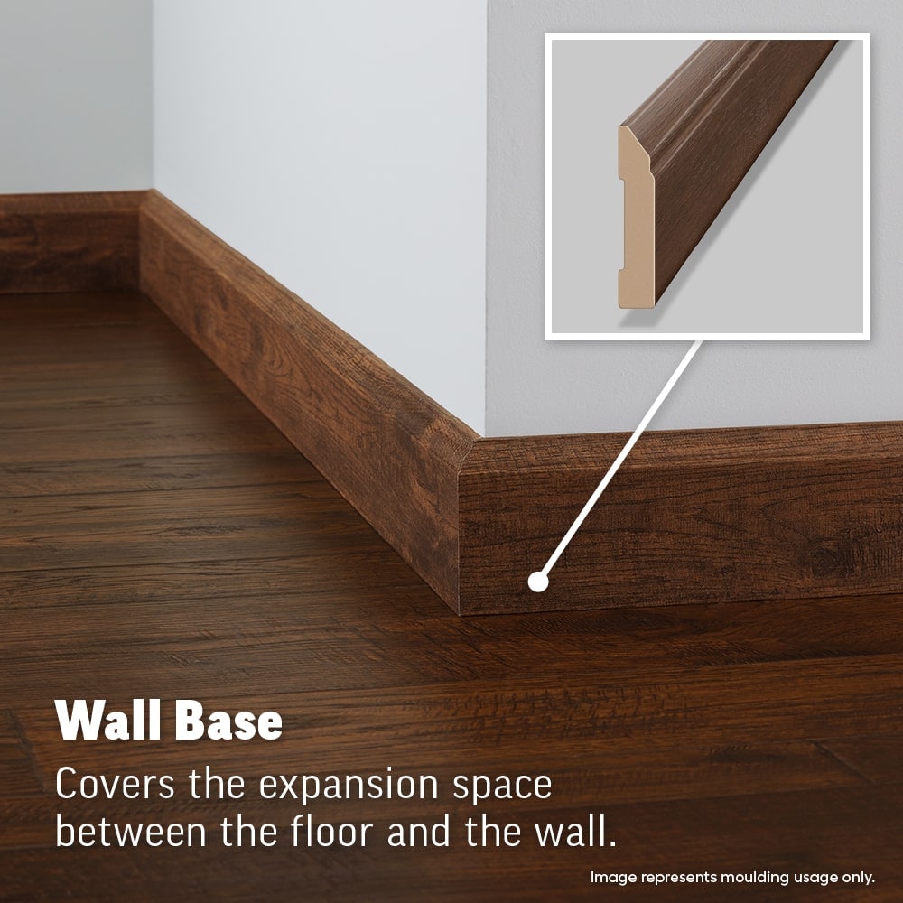 SimpleSolutions 3.3-in x 94.5-in Trenton Oak MDF Floor Base