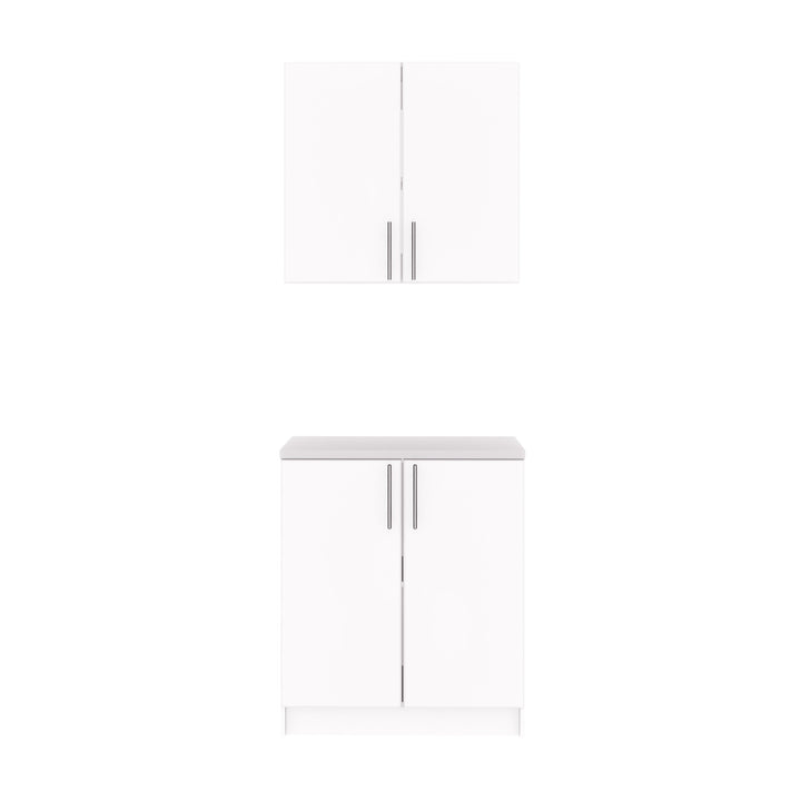 Prepac Elite 32-in W x 89-in H Wood Composite White Freestanding Utility Storage Cabinet