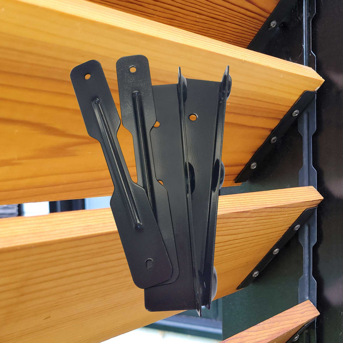 Pylex Black Metal Deck Sunblind System