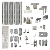 Pylex Silver Galvanized Steel Deck Storage Drawer Hardware Kit