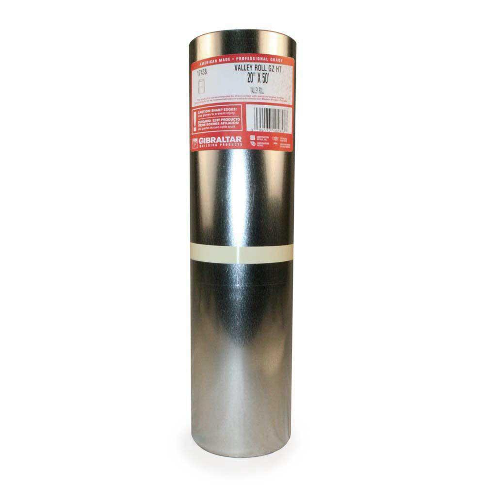 20 in. x 50 ft. Galvanized Steel Roll Valley Flashing