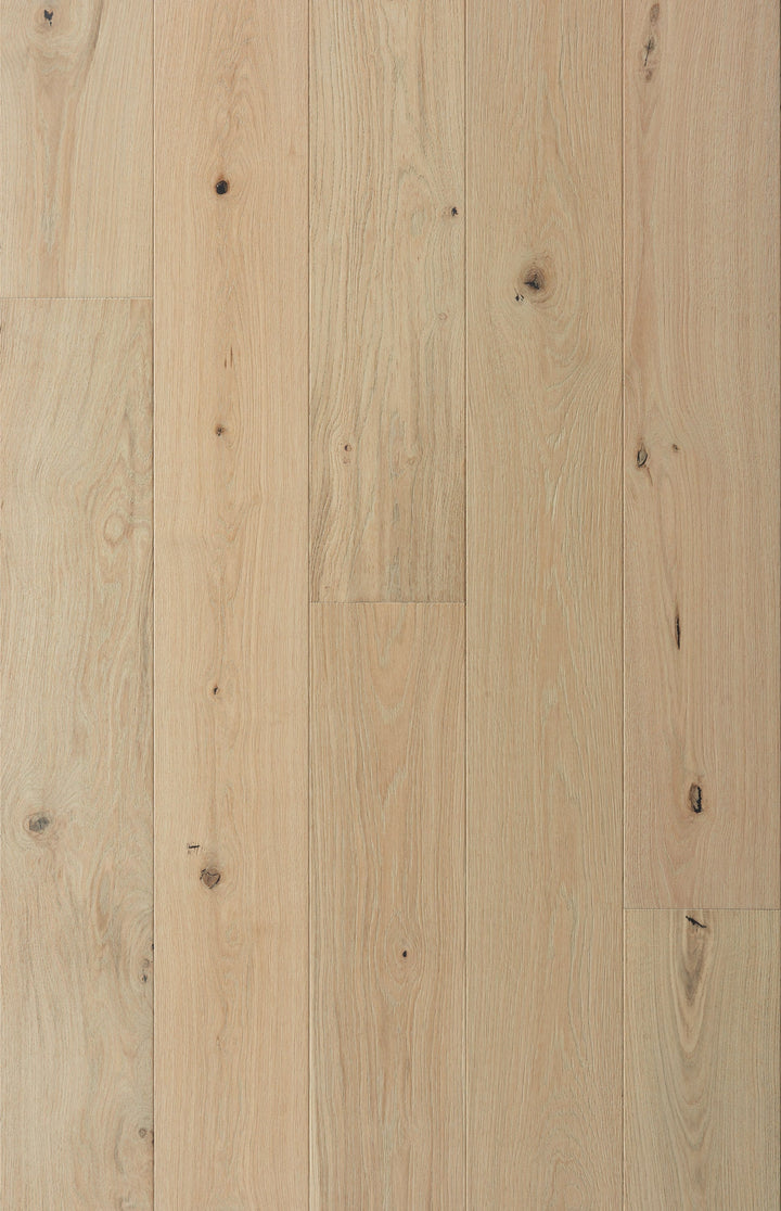 Villa Barcelona White oak Denia hardwood flooring — primary plank view