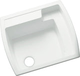 Sterling Latitude 22-in x 25-in White Utility Tub - Dual-Mount
