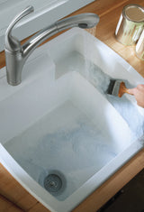 Sterling Latitude 22-in x 25-in White Utility Tub - Dual-Mount