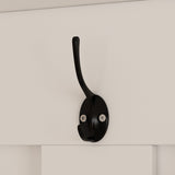 FUFU&GAGA Contemporary Hanging Wardrobe with Storage Compartments, Coat Hooks, and Shoe Cabinets