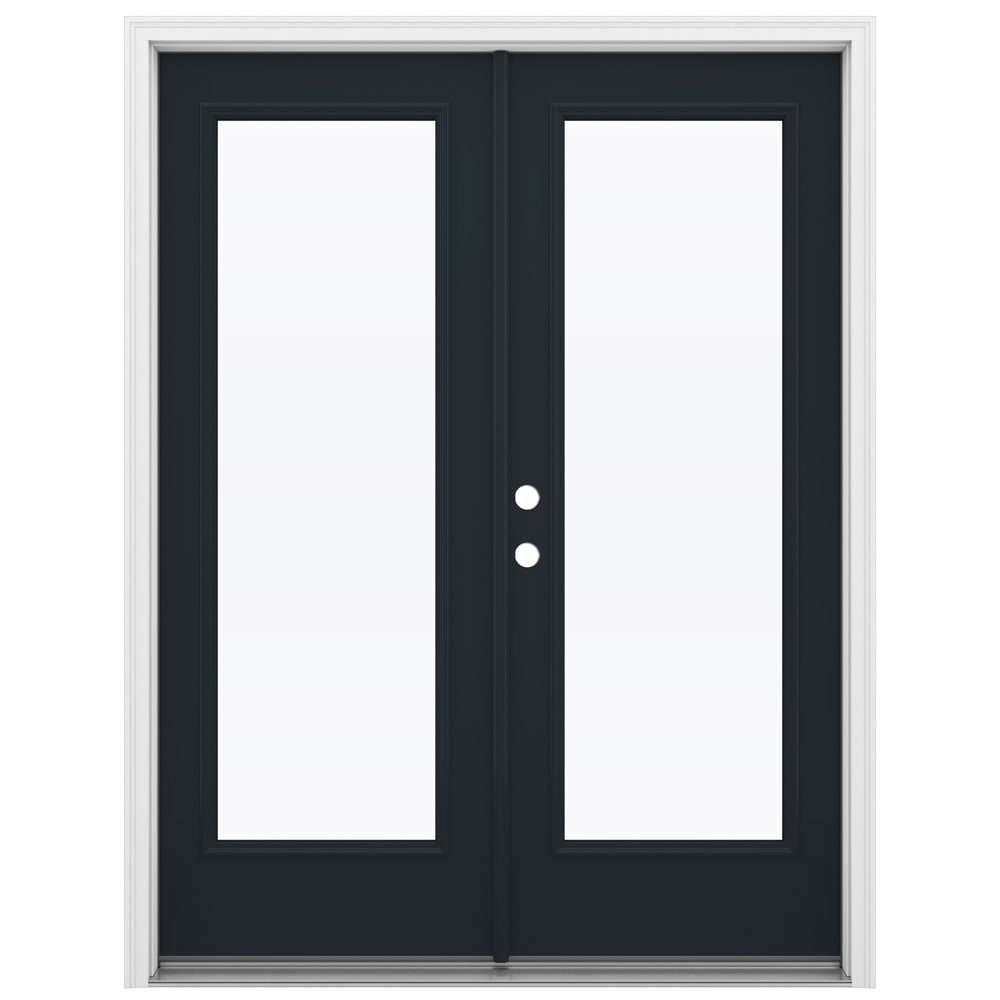 JELD-WEN 60-in x 80-in Fiberglass French, Right-hand inswing – primary product view