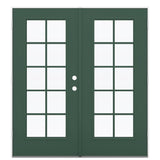 JELD-WEN 72-in x 80-in Fiberglass French, Right-hand outswing – primary product view