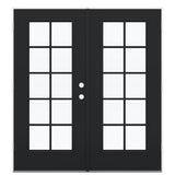 JELD-WEN 72-in x 80-in Fiberglass French, Right-hand outswing – primary product view