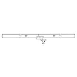 Oil-Rubbed Bronze Connecting Adapter for Flat Rail