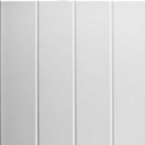 A La Maison Ceilings 1.67-ft x 1.67-ft Beadboard Plain White Polystyrene Surface-mount Ceiling Tile (8-Pack, 21.6-sq ft / Case)