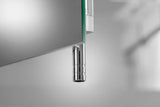 Croydex 36-in x 26-in Surface/Recessed Mount Silver Mirrored Soft Close Medicine Cabinet