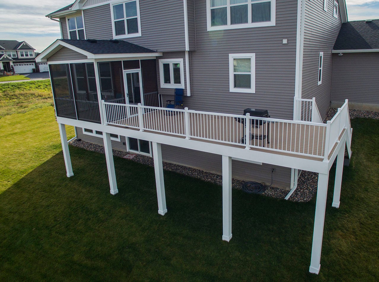 Harmony Railing 6-ft x 34-in White Aluminum Deck Rail Kit