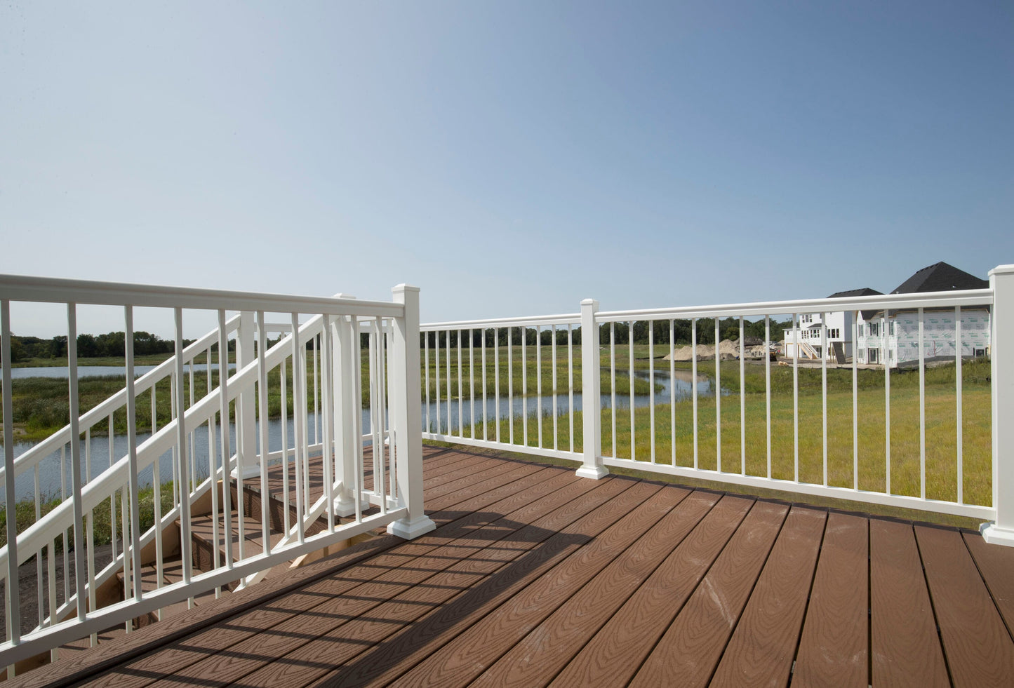 Harmony Railing 6-ft x 34-in White Aluminum Deck Rail Kit