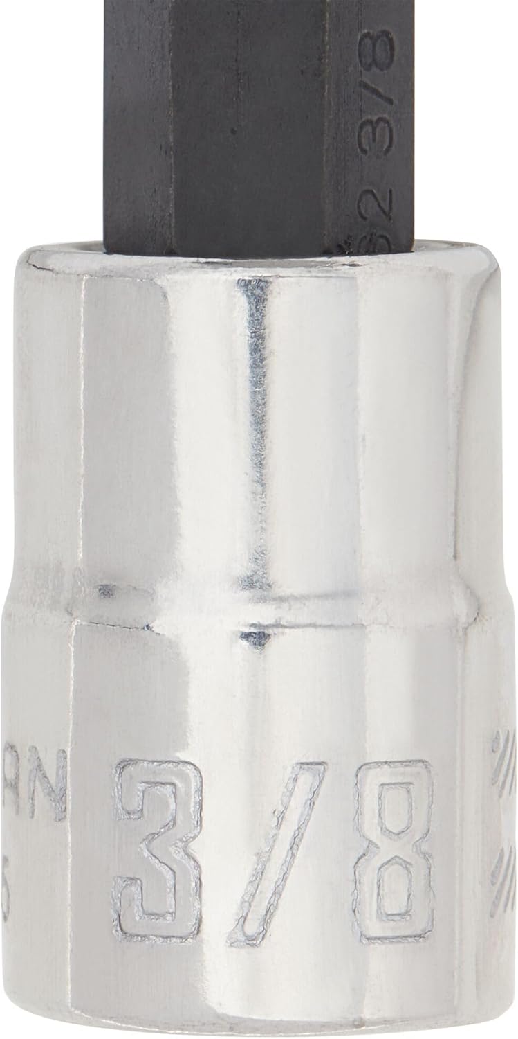 Craftsman SAE Hex Bit Socket Set, 6 pc, 3/8 in. Drive, Polished Chrome
