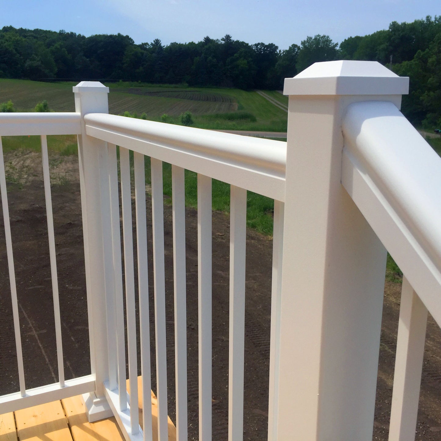 Harmony Railing 6-ft x 34-in White Aluminum Deck Rail Kit