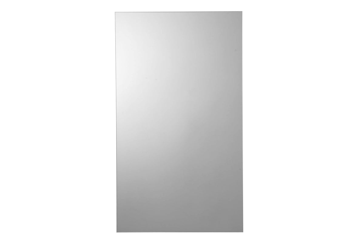 Croydex 15-in x 25-in Surface/Recessed Mount Silver Mirrored Soft Close Medicine Cabinet