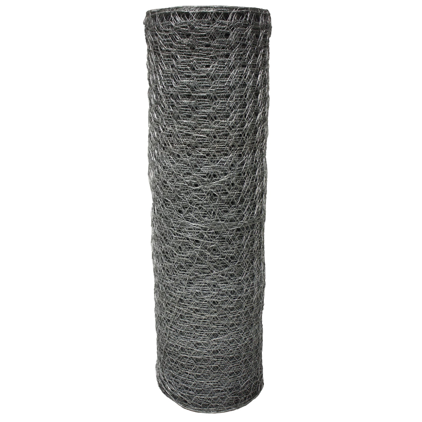 Acorn International 4-ft 20-Gauge Silver Galvanized Steel Chicken Wire Rolled Fencing with Mesh Size 1-in