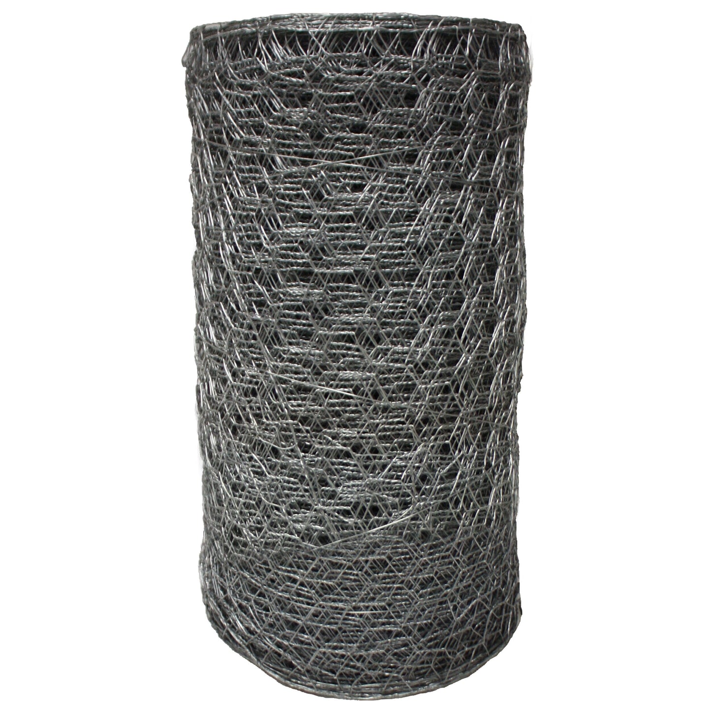 Acorn International 2-ft 20-Gauge Silver Galvanized Steel Chicken Wire Rolled Fencing with Mesh Size 1-in