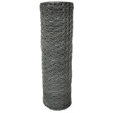 Acorn International Silver Galvanized Steel Chicken Wire Fencing, 150 ft x 6 ft