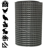 Acorn International Silver Galvanized Steel Hardware Cloth - 100'x2'