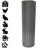 Acorn International 10-ft x 4-ft 19-Gauge Silver Rolled Fencing with Mesh Size 1/2-in x 1/2-in