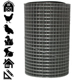 Acorn International Galvanized Steel Hardware Cloth Fencing - 50Ft x 2Ft