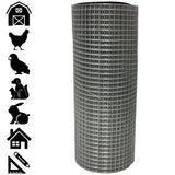 Acorn International 23-Gauge Galvanized Steel Hardware Cloth Fencing - 100' x 3'