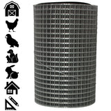 Acorn International Silver Galvanized Steel Hardware Cloth - 50 ft x 2 ft